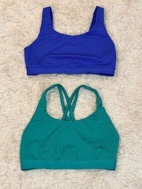 Champion Women’s Sports Bras - Royal Blue & Teal M